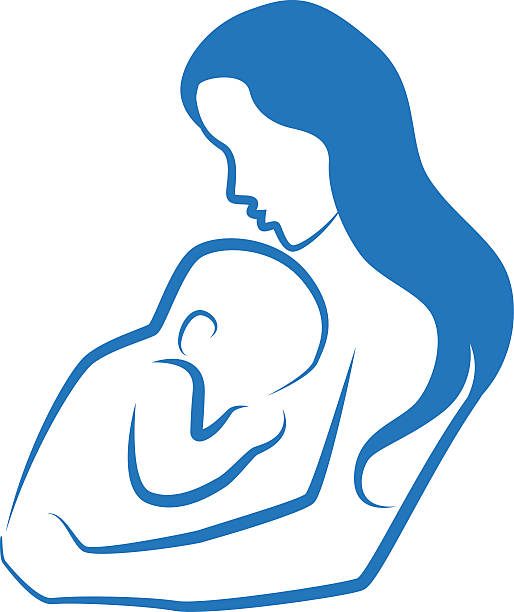 514x612 Mother And Baby Clipart Baby Sketch