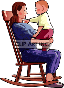 250x346 Mother Holding Baby Clipart