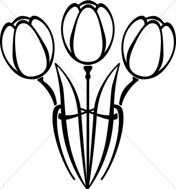 361x388 Mother's Day Clipart Black Line