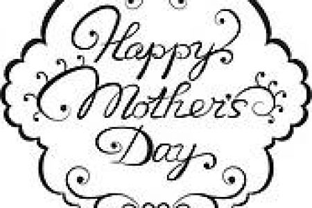450x300 Printable Mother's Day Clip Art Black