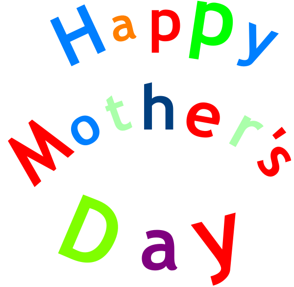 600x585 Happy Mother S Day Sign Clip Art