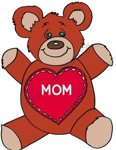 236x305 Bear Clipart Mothers Day