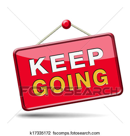 450x470 Clip Art Of Keep Going K17335172
