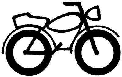400x253 Motorcycle Clip Art