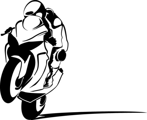 570x464 Motorcycle Clipart Motorcycle Wheelie