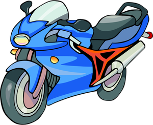 Motorcycle Chopper Clipart