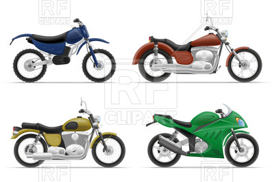 400x267 Racing Motorcycles, Cruiser And Classic Chopper Royalty Free