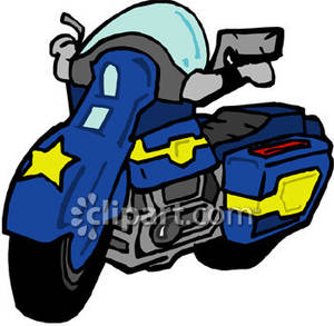 300x293 Police Motorcycle Clipart