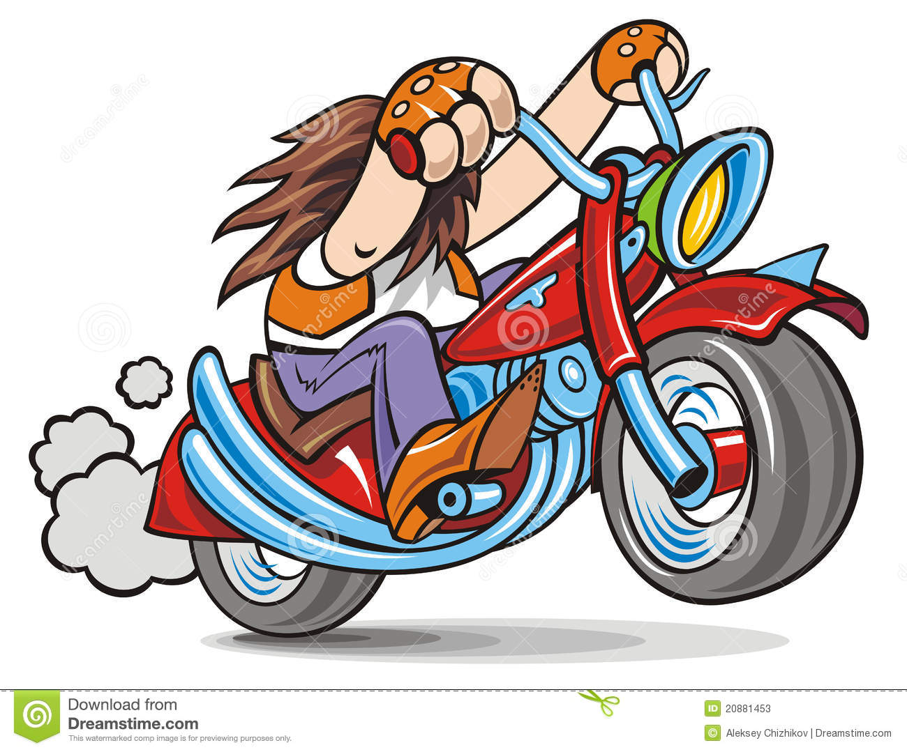 1300x1079 Biker Clipart