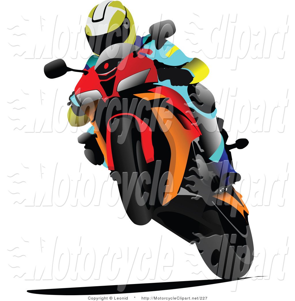 1024x1044 Orange Clipart Motorcycle