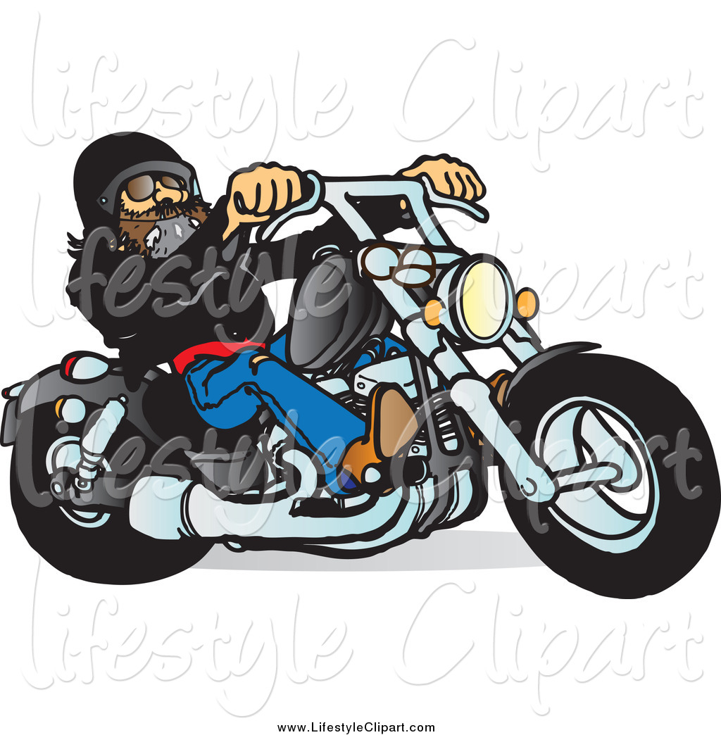 1024x1044 Harley Rider Clipart