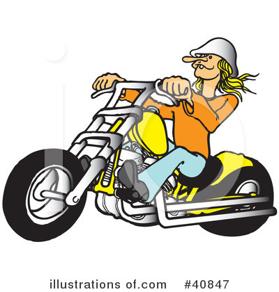 400x420 Motorcycle Clipart