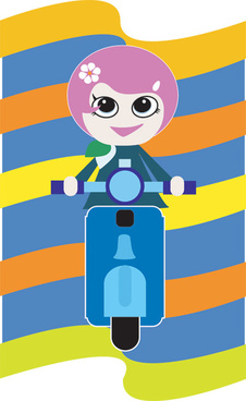 226x368 Riding A Motorcycle Free Vector Download (80,651 Free Vector)