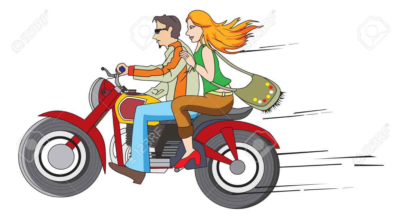 1300x709 Biker Clipart Bike Ride