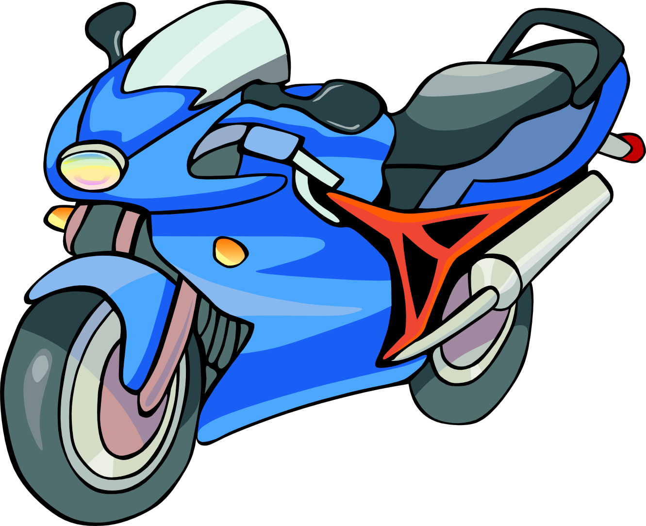1331x1084 Top 67 Motorcycle Clip Art