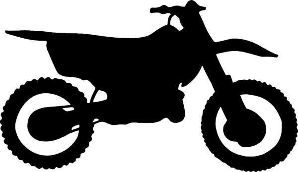 600x347 Dirt Bike Silhouette Clipart