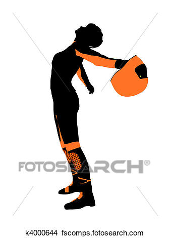 337x470 Drawings Of Female Motorcycle Rider Art Illustration Silhouette