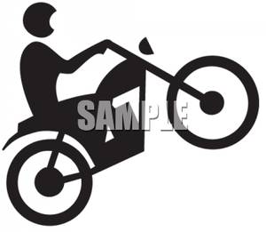 300x261 Silhouette Of A Man Riding A Motorcycle