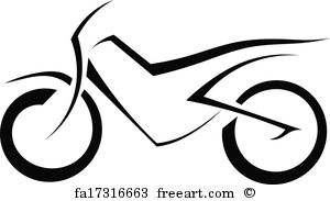 300x183 Free Art Print Of Motorbike Rider Motorcycle Silhouette Vector