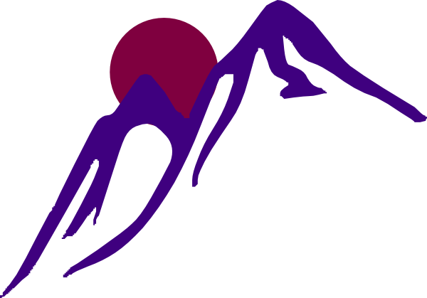 600x419 Mountain Sunrise 2 Clip Art