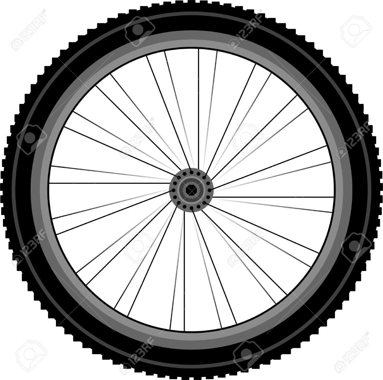 1300x1290 Mountain Bike Tyres Clipart