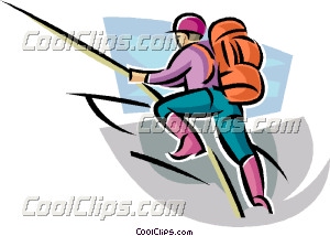 300x214 Mountain Climber Clip Art