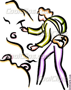 237x300 Woman Mountain Climbing Vector Clip Art