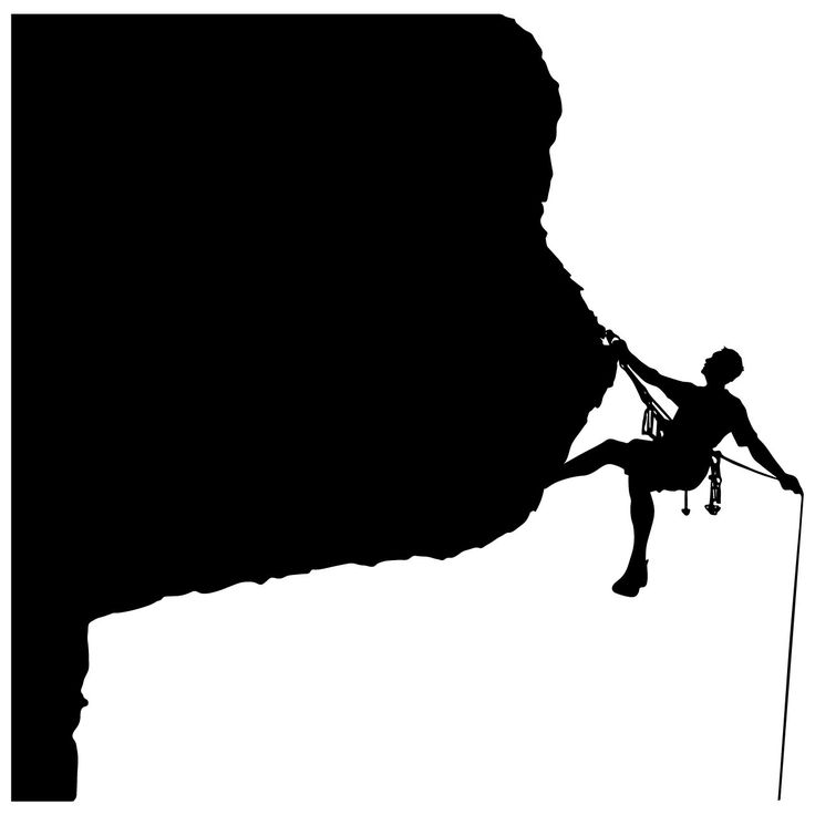 Mountain Climber Silhouette | Free download on ClipArtMag