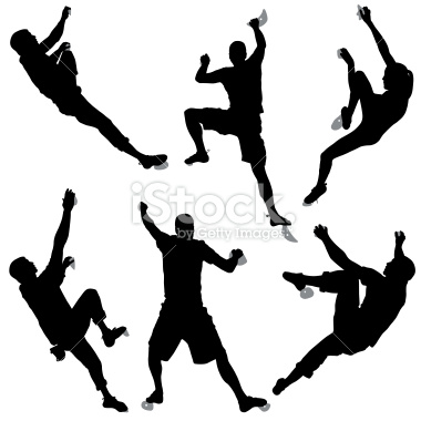 380x380 Rock Climber Silhouette Clipart