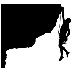 300x300 Rock Climbing Wall Decal Sticker 20