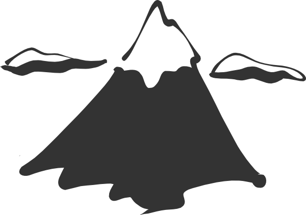 600x423 Mountain Peak Clip Art