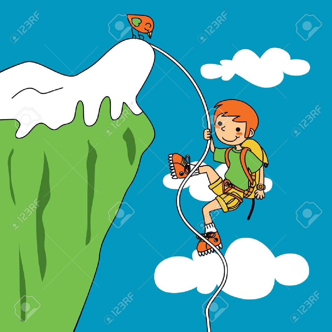 Mountain Climbing Clipart Free download on ClipArtMag