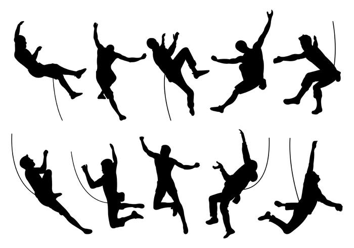 700x490 Silhouette Of Wall Climbers