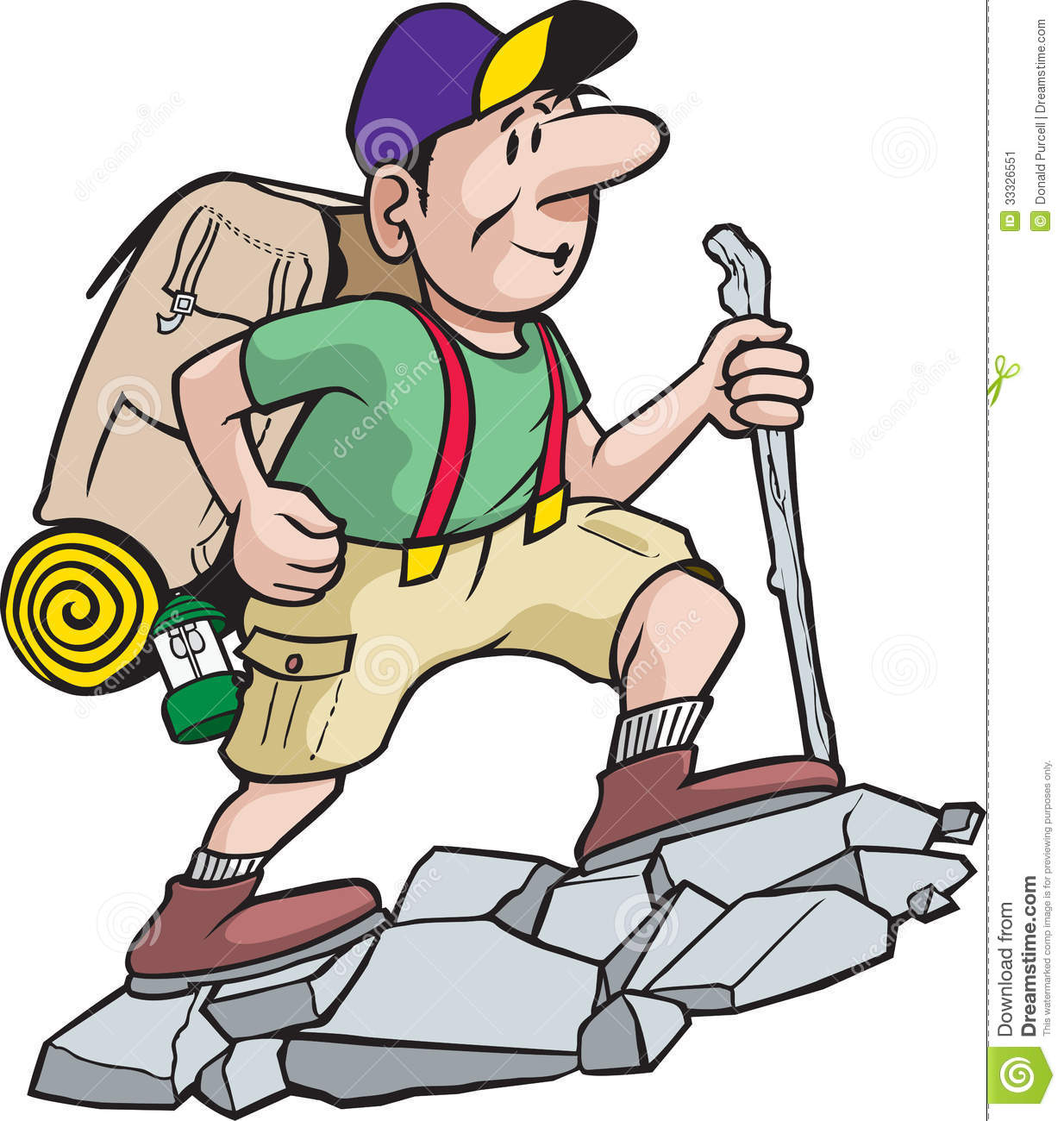 1234x1300 Hiking Man Clipart