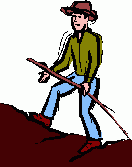 464x588 Hiking Clipart The Cliparts 2