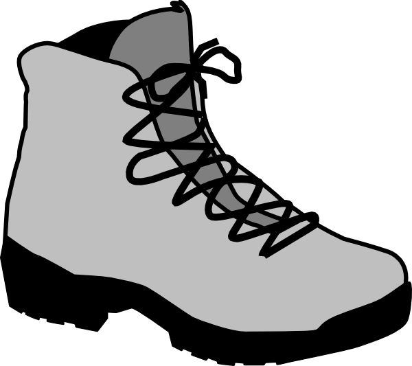 600x533 Clip Art Hiking Boots Clipart
