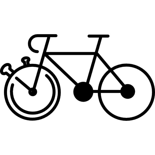 626x626 Mountain Bike Outline Variant Icons Free Download
