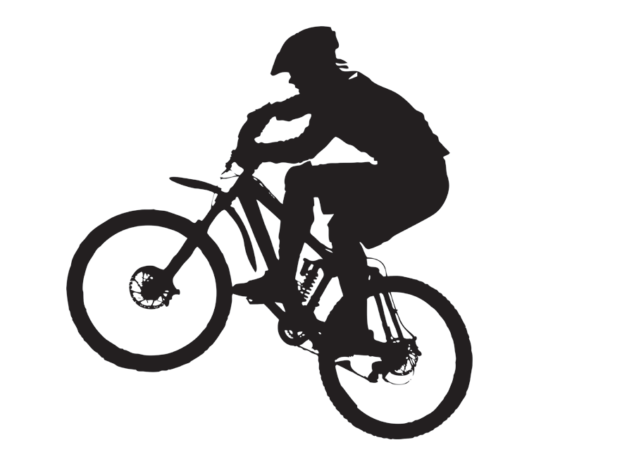 900x675 Mountain Bike Clipart