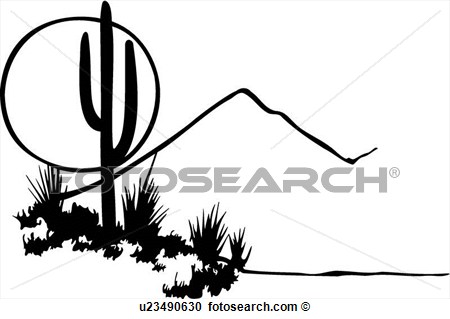 450x319 Cactus Clipart Desert Mountain
