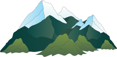 400x198 Mountains Clipart Png