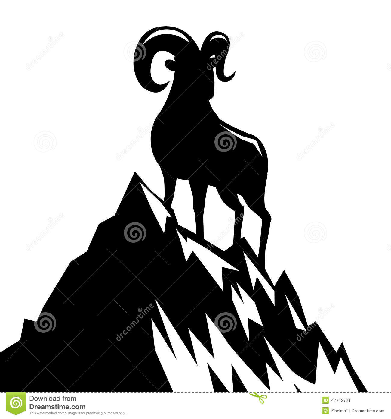 1300x1390 Mountain Goat Clipart Cute