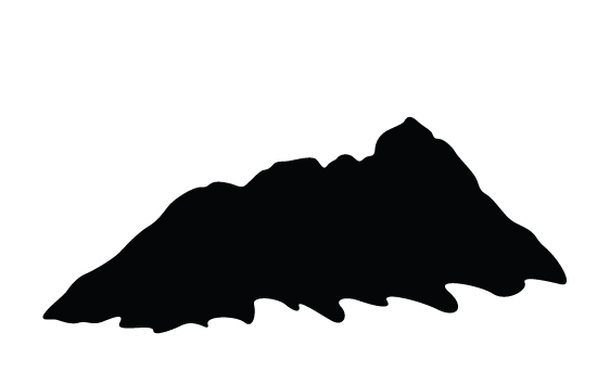 550x354 Mountain Silhouette Vector Free Download General Vector Graphics