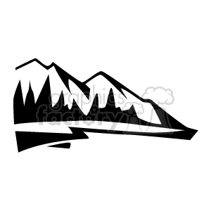300x300 Royalty Free Mountain 162650 Vector Clip Art Image