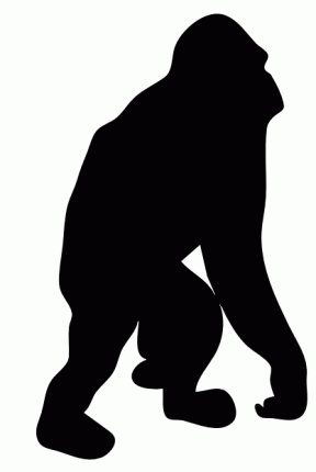 288x430 Top 88 Chimpanzee Clip Art