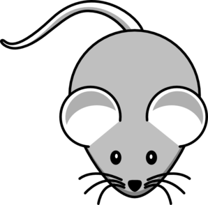 298x294 Light Gray Mouse Clip Art
