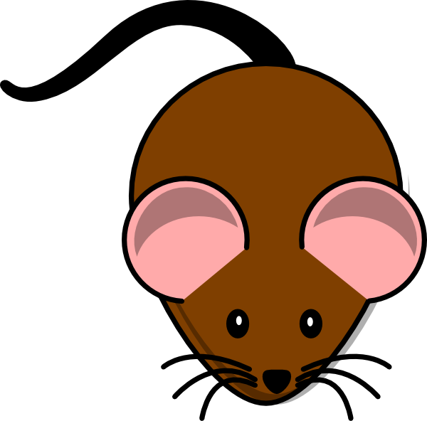 600x592 Brown Mouse Lab Clip Art
