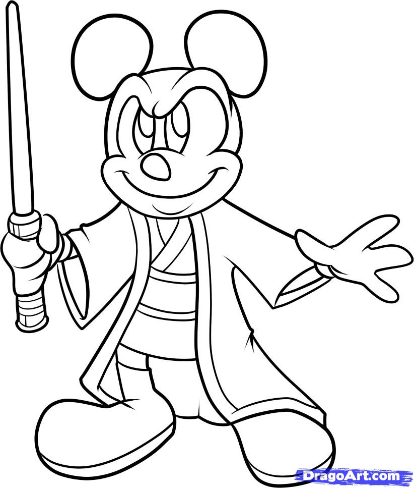 822x967 Mouse Outline Drawing