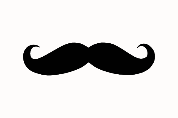 600x400 Moustache Clip Art