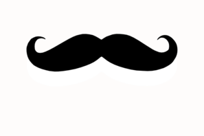 297x198 Moustache Clip Art