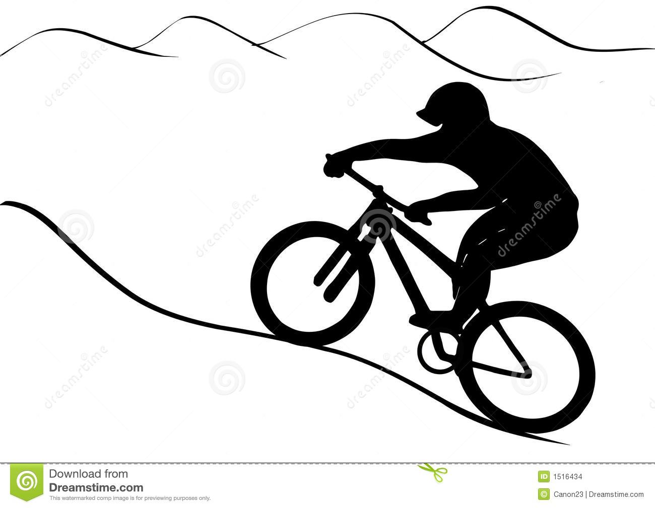 1300x1009 Mountain Bike Clipart